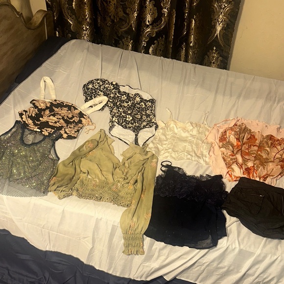 Free People Floral and Lace Tops Collection